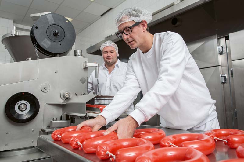 Kalle boyaux de saucisses dans la production