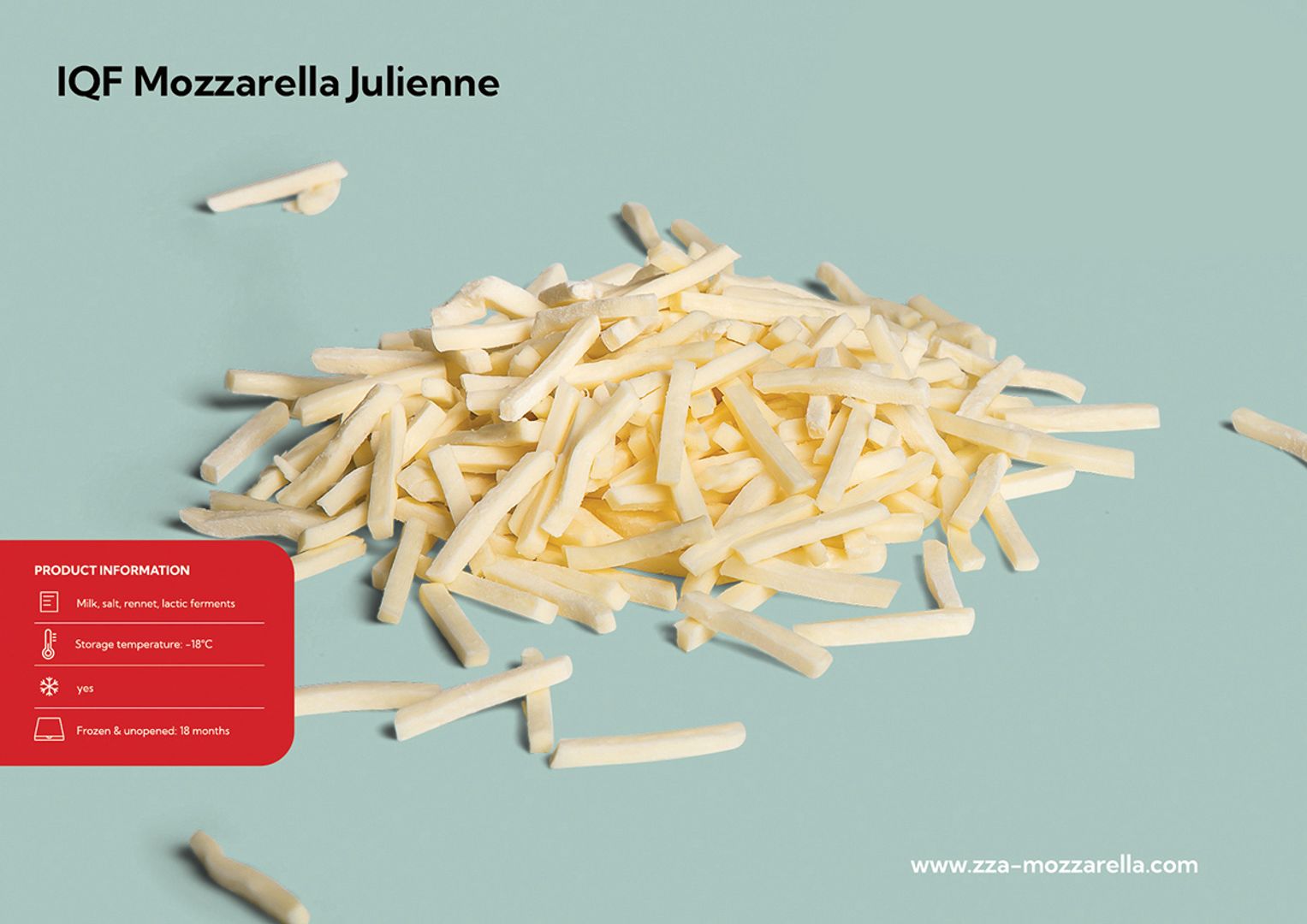 Des Pays-Bas au monde: la mozzarella surgelée