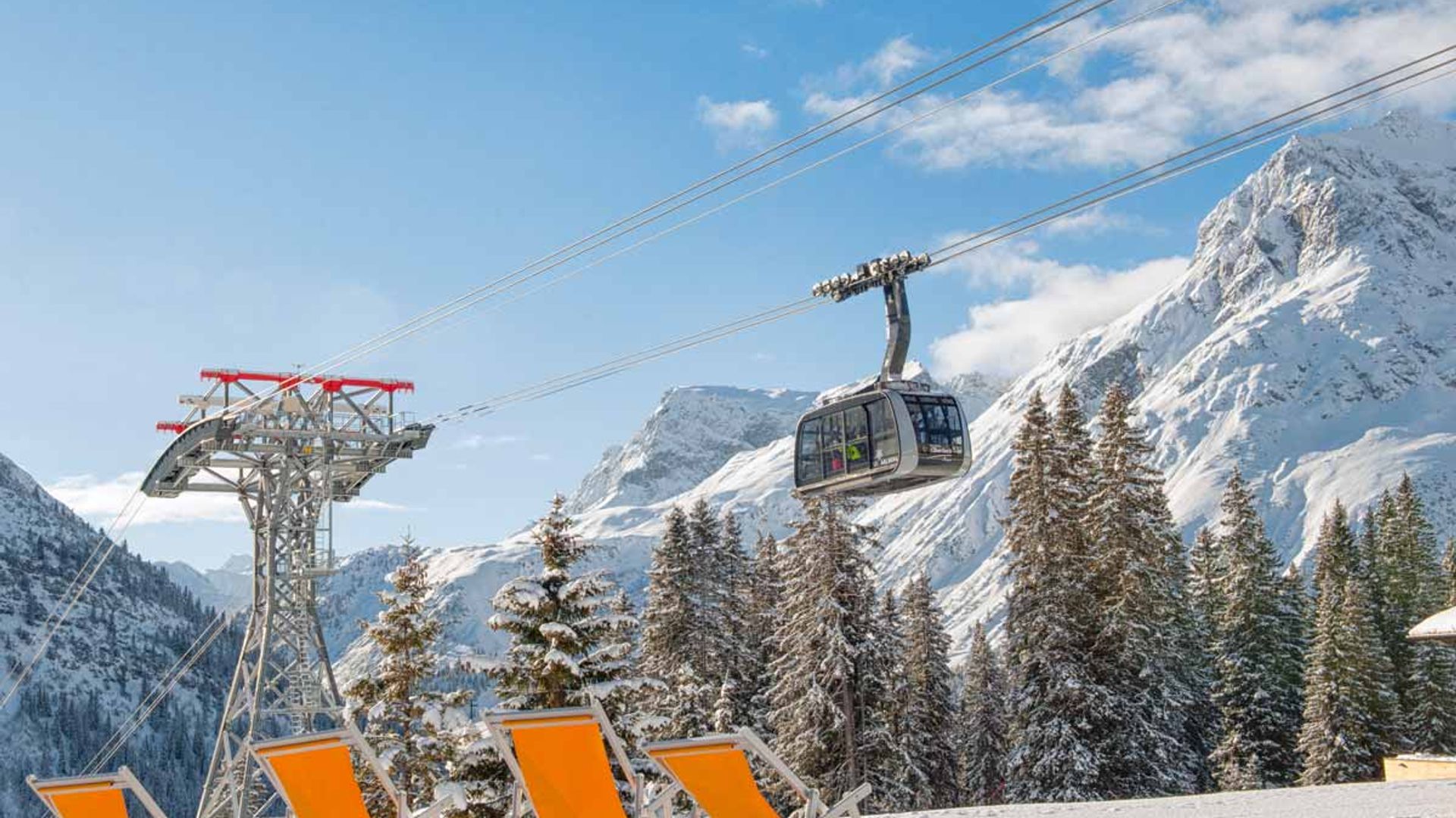 Panorama della Bergbahn Lech-Oberlech