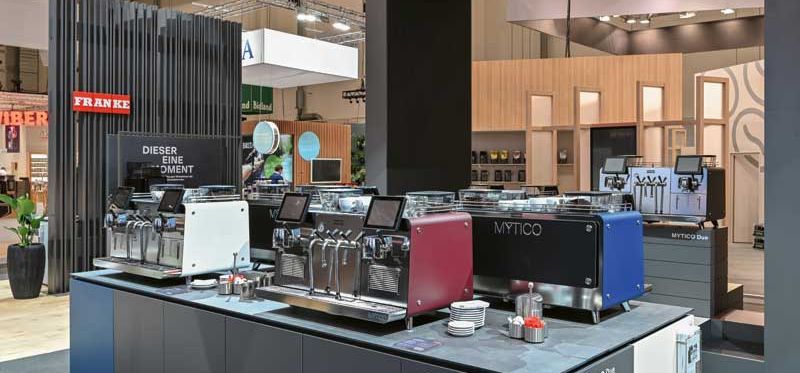 Stanowisko Franke Coffee Systems na targach Mytico