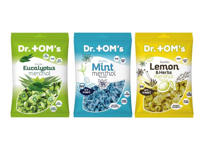 Confiserie Napoleon Dr. Tom's Pastilles pour la gorge