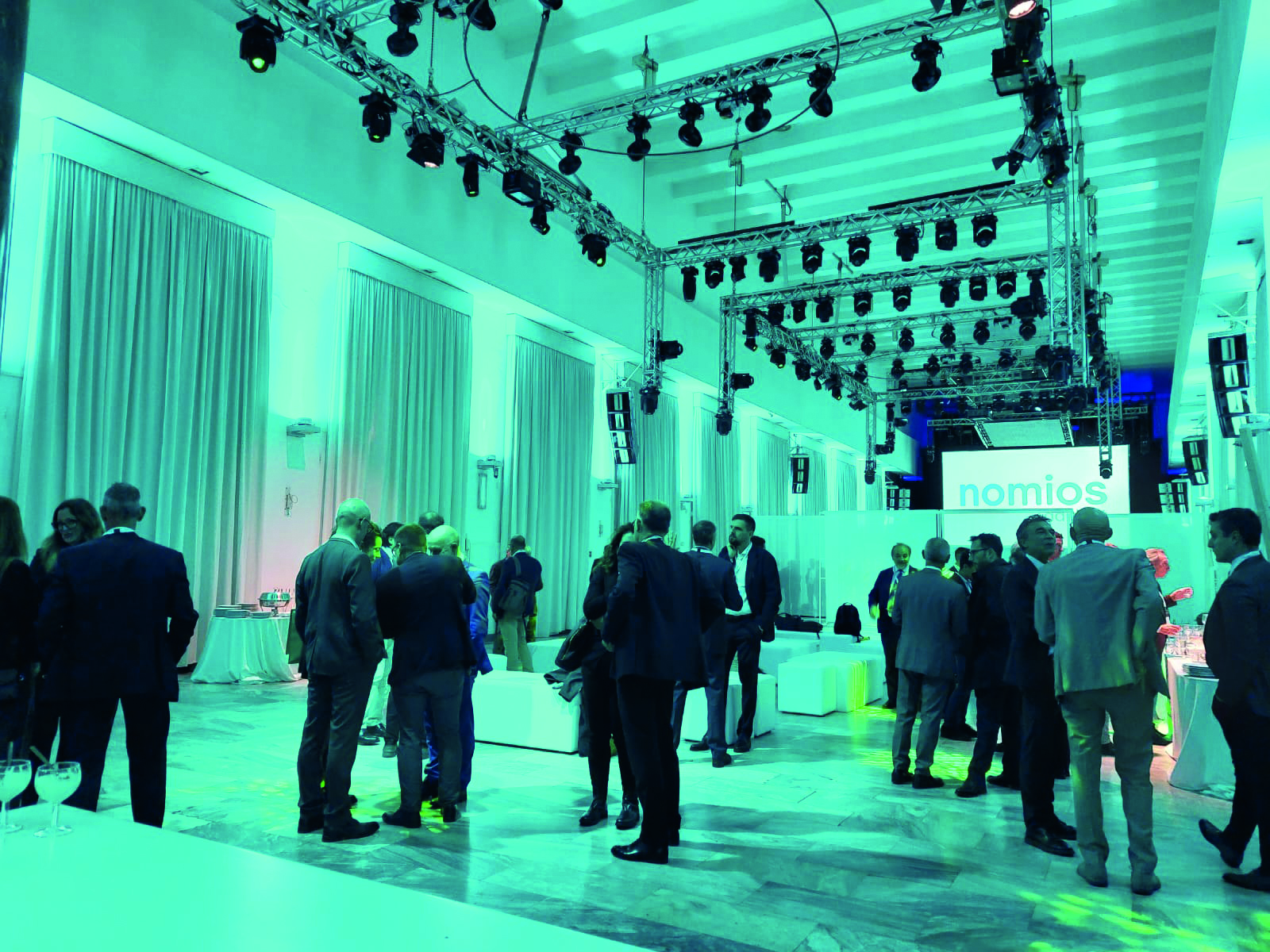 Networking at the AperiCISO cybersecurity event