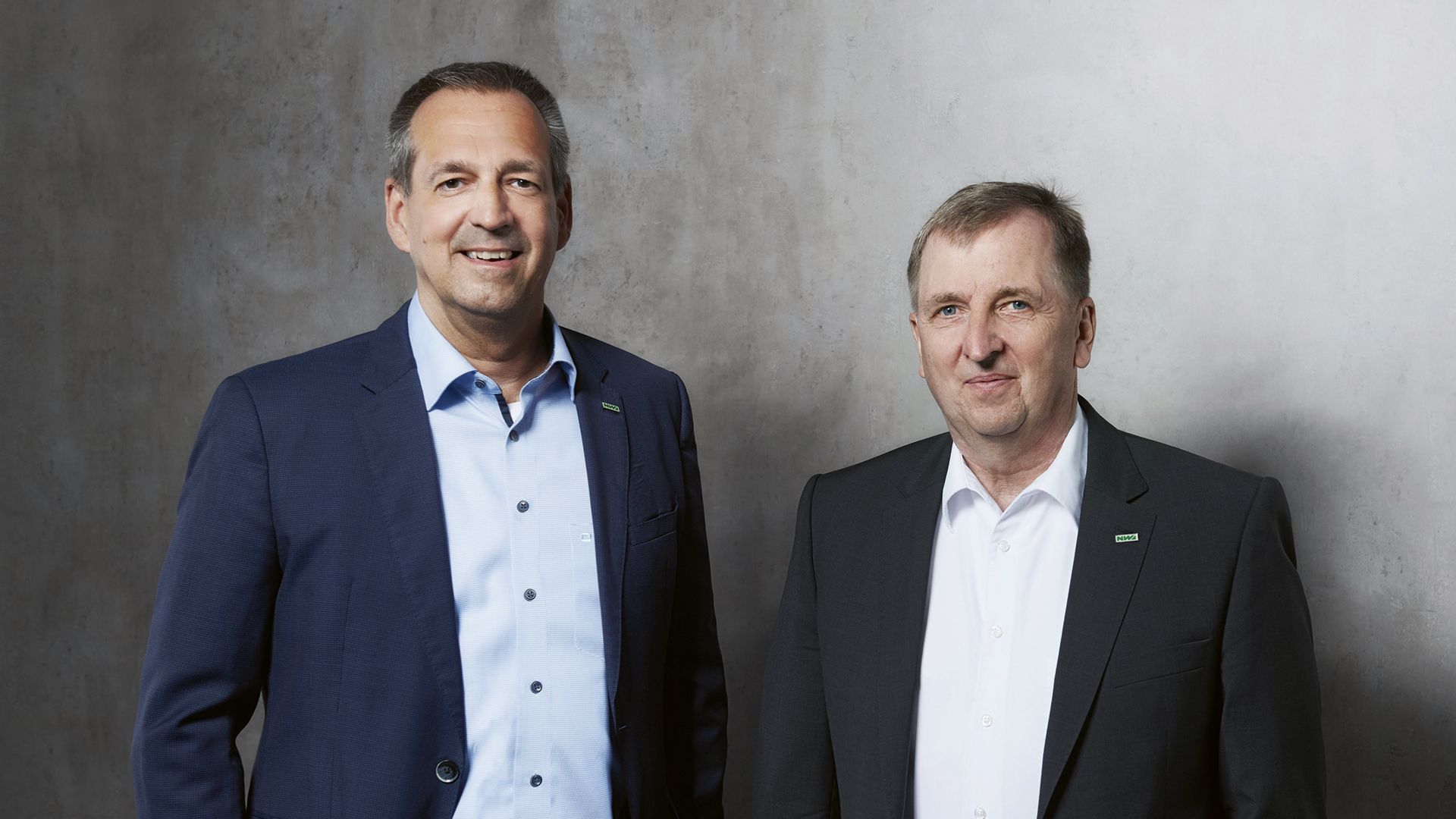 Michael Rolf en Jörg Axel Simon, bestuur van de NORDWEST Handel AG