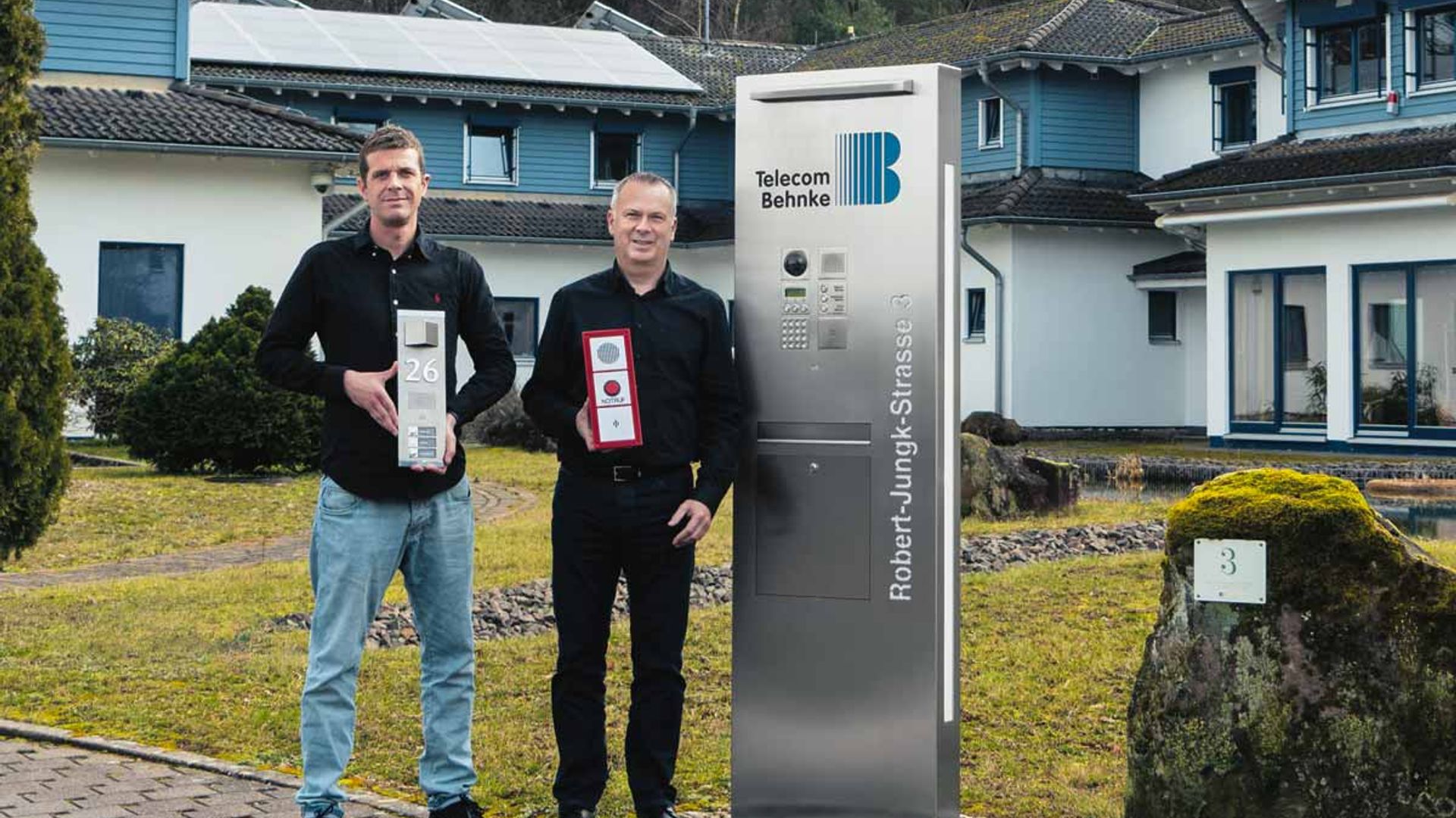 Christoph Rudig en Ralf Michels, directeuren van Telecom Behnke GmbH