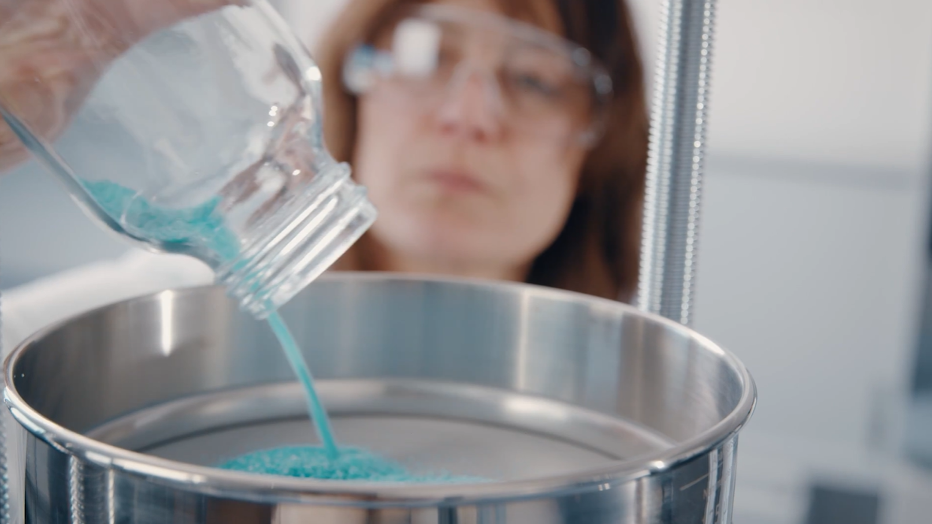 Proszek na sicie przesiewowym