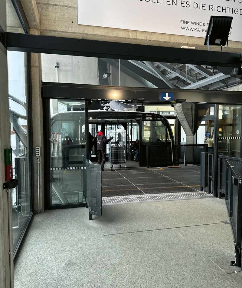 Arrivée du téléphérique Lech-Oberlech