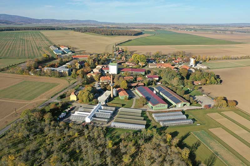 Nordsaat - Vue aérienne du site de l'entreprise