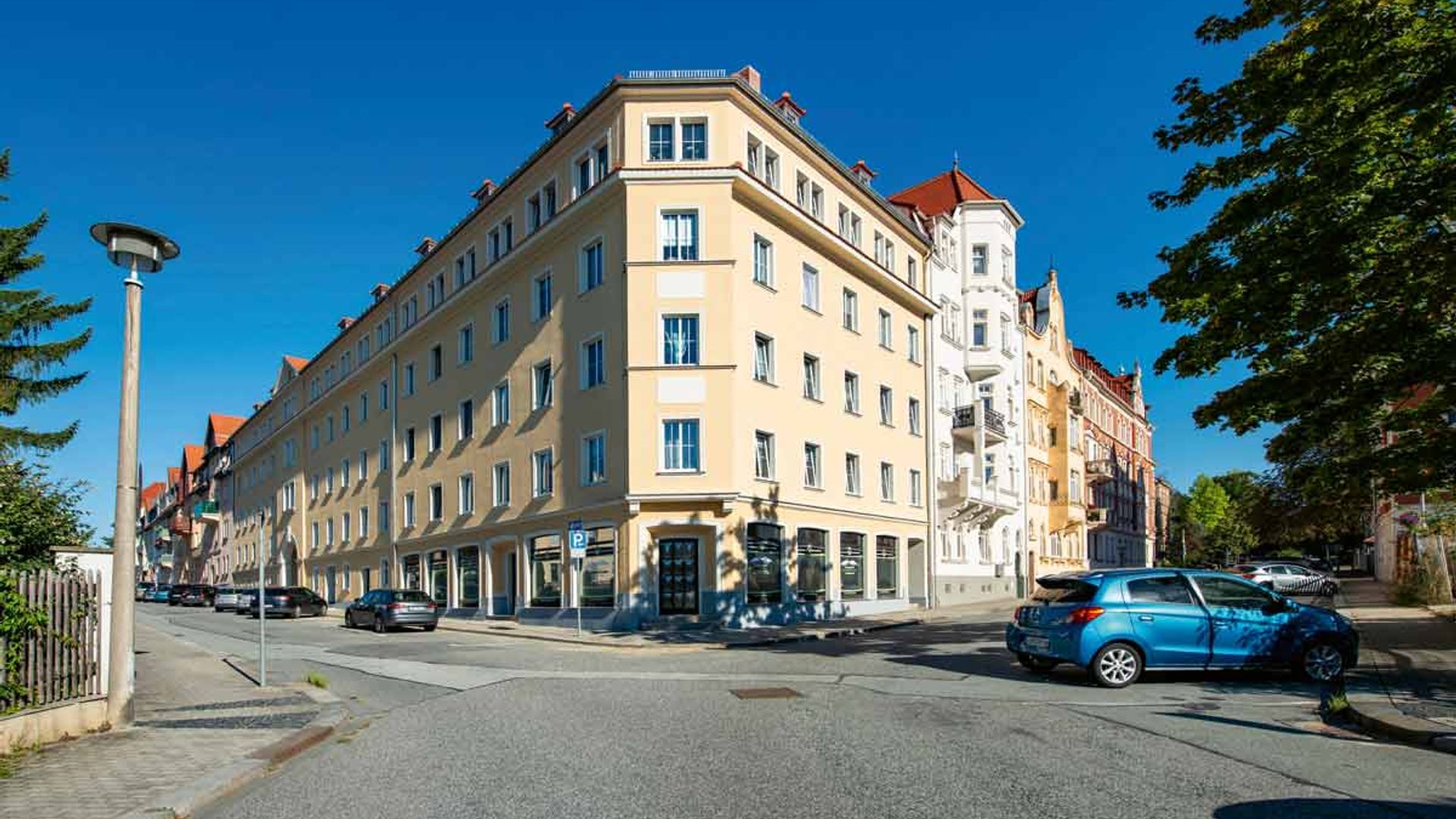 Administración de viviendas y Bau GmbH Löbau Edificio protegido renovado