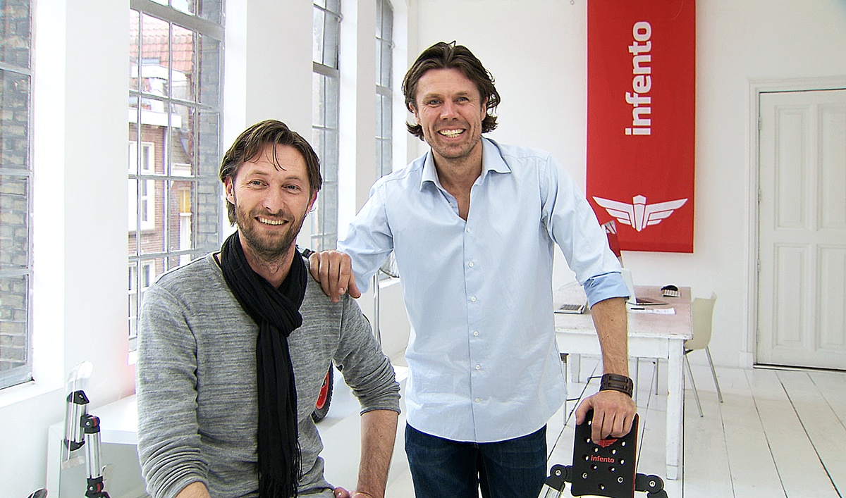 Les deux fondateurs d'Infento : Spencer Rutting et Sander Letema