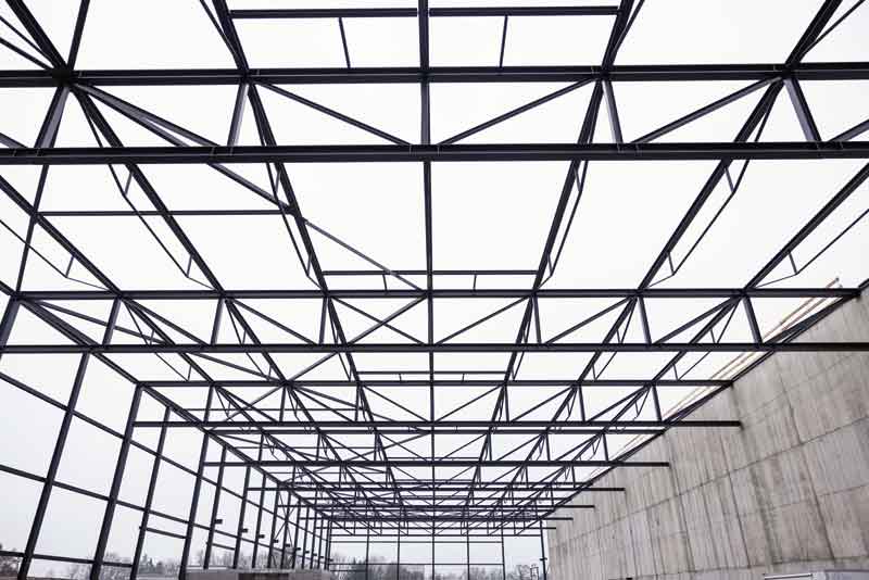 Staalwerk Thüringen Dakconstructie van Green Steel