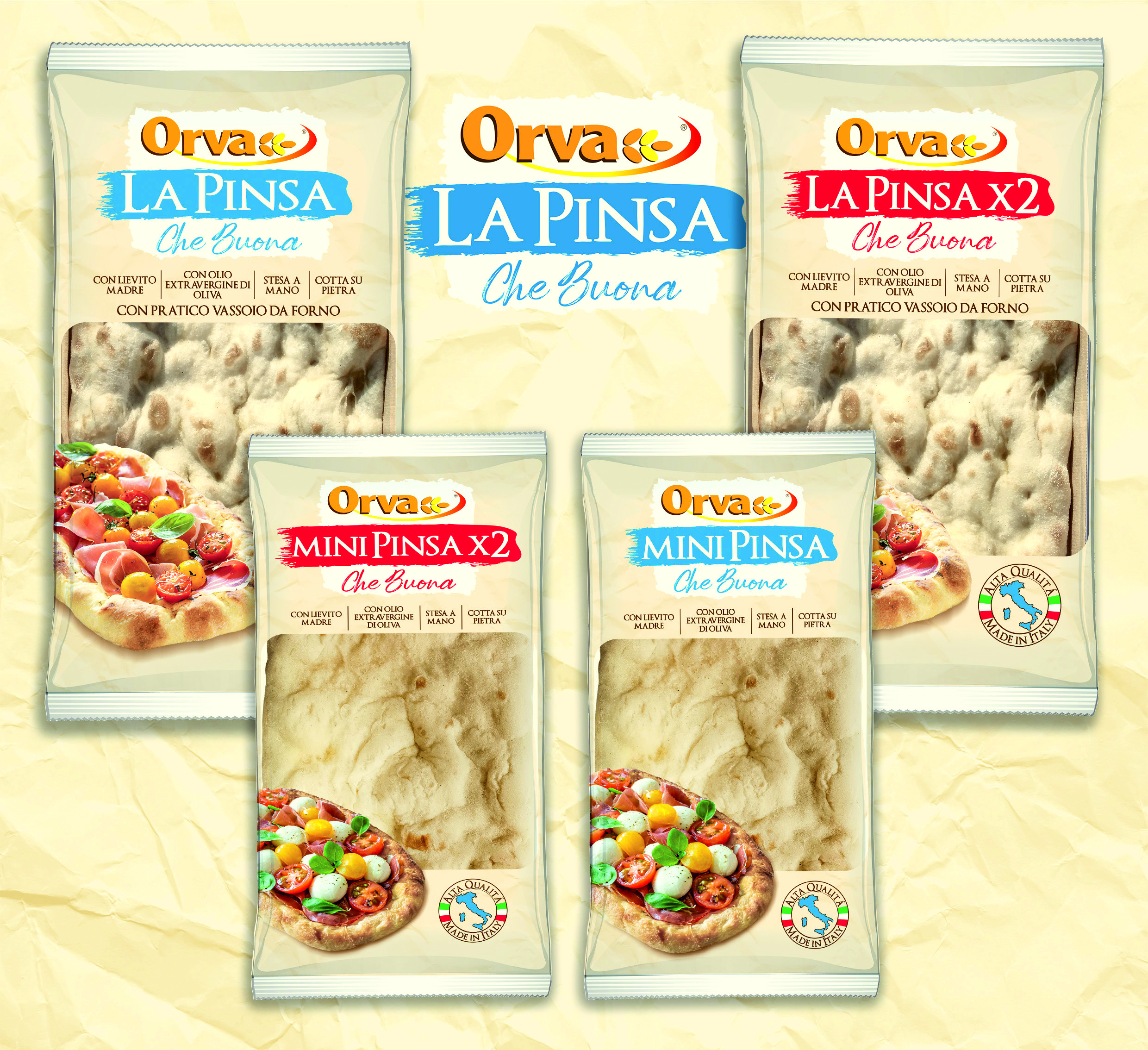 Productos de panadería innovadores con herencia italiana: La pinsa distintiva de Orva es cada vez más favorita en toda Europa