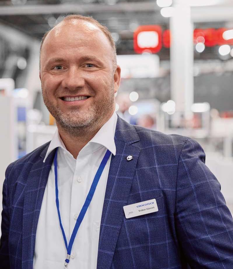 Dipl. Ing. Volker Günnel, Directeur des Ventes et du Marketing de la CHOCOTECH GmbH