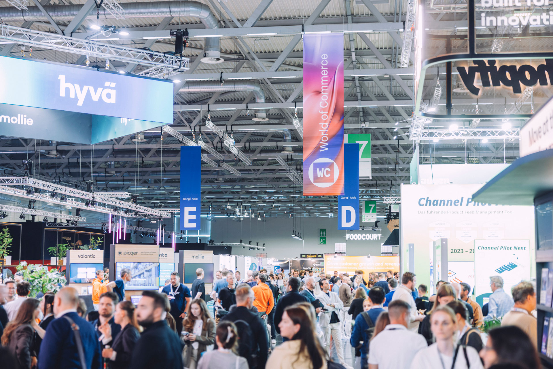 Exhibition Hall at DMEXCO in Cologne