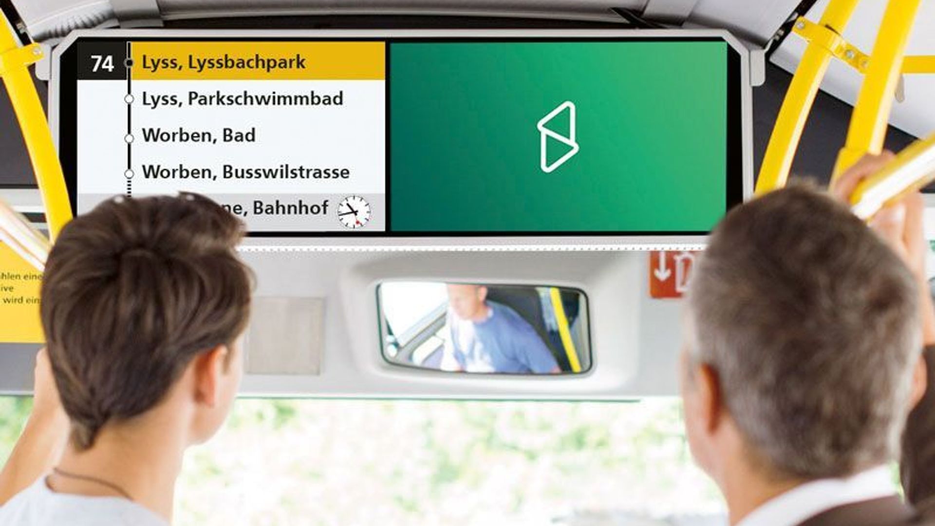 Digitale Werbung auf Livesystems Screens in öffentlichen Verkehrsmitteln –  flexibel und aufmerksamkeitsstark