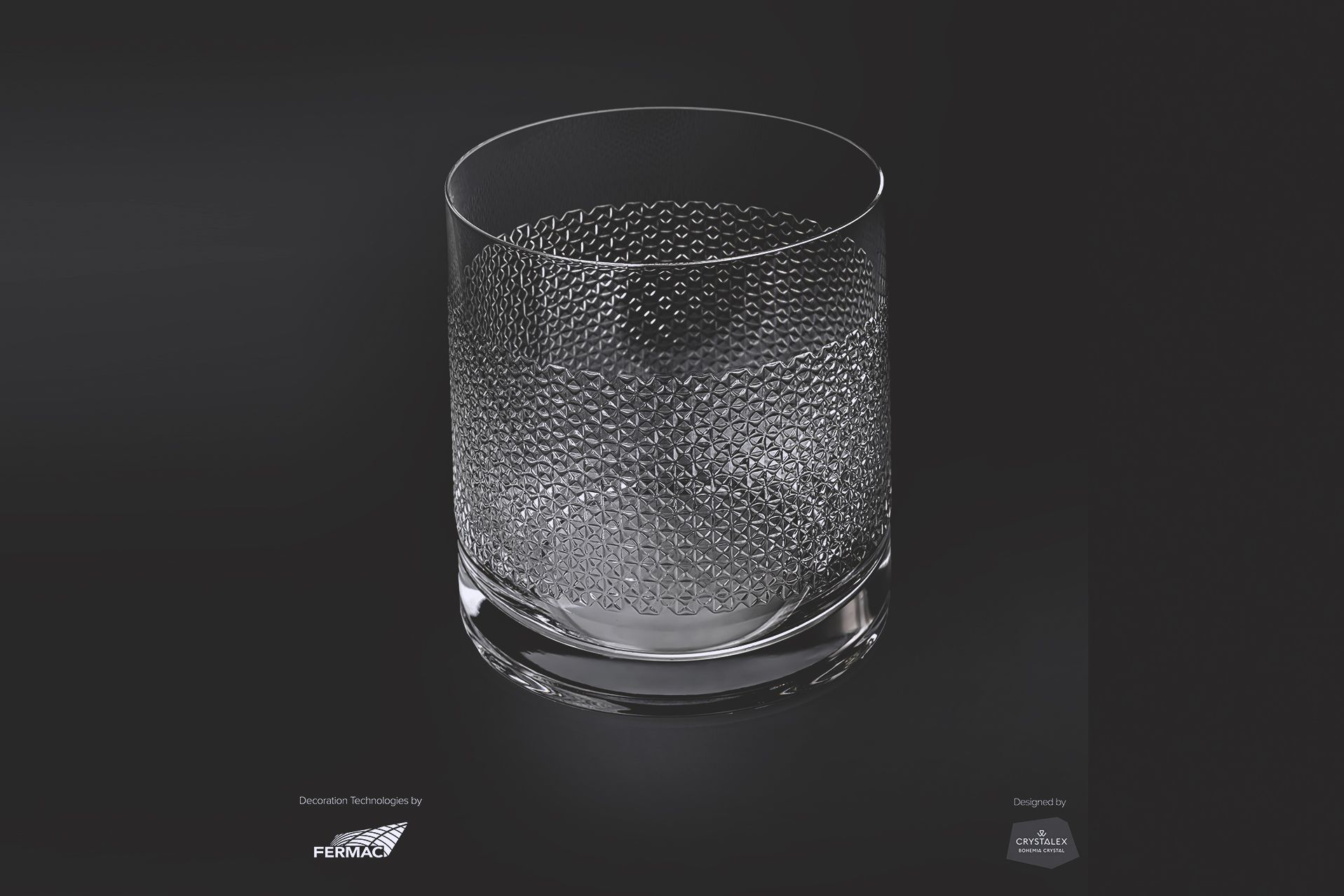 Décoration sophistiquée : Verre à effet d’impression 3D cristallin pour des solutions d'emballage haut de gamme