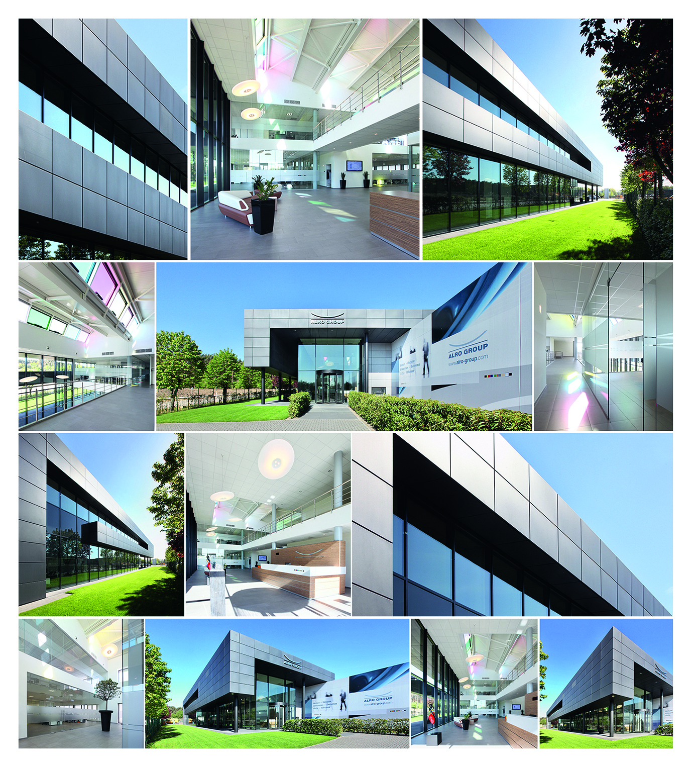 En su base en Dilsen, los edificios de oficinas de Alro representan continuidad, estabilidad y enfoque internacional, ilustrando la evolución constante y dirección estratégica de la empresa