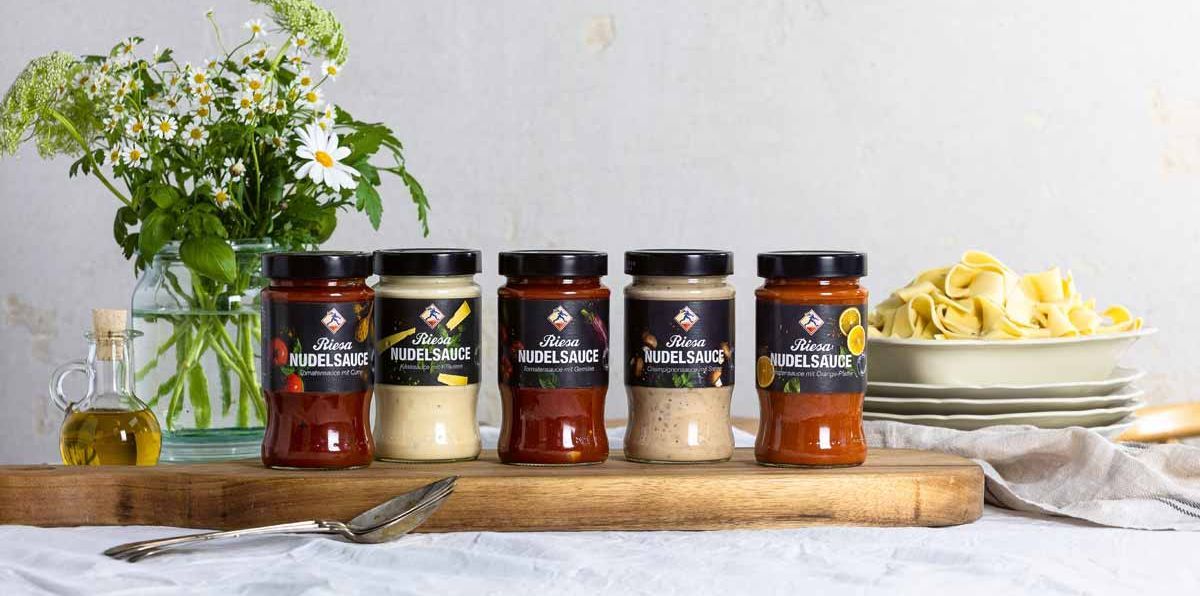 Sauces pour pâtes Teigwaren Riesa