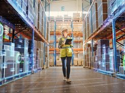 Flujos de trabajo digitales en la práctica: Herramientas basadas en datos apoyan la toma de decisiones en tiempo real y permiten la gestión eficiente de las operaciones logísticas directamente en el sitio // © AdobeStock_465500974