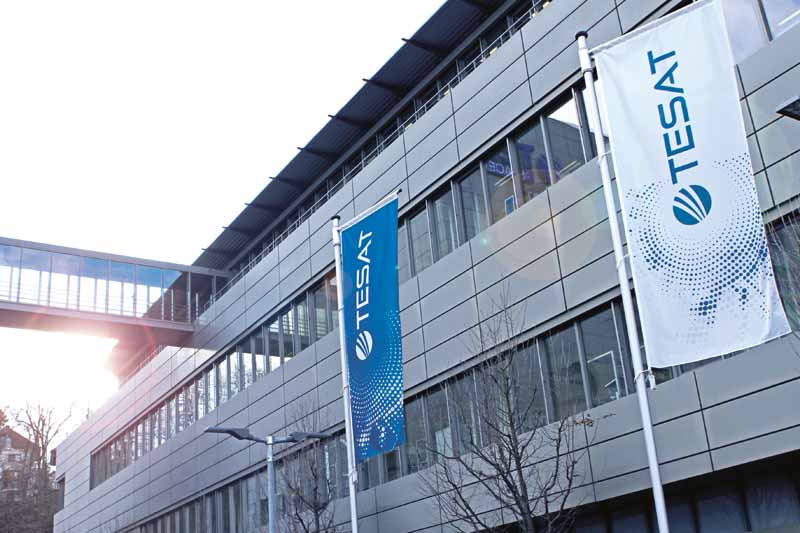 TESAT-hoofdkantoor in Backnang, Baden-Württemberg