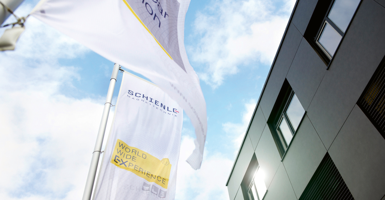 Klarer Auftritt mit Haltung: Der Unternehmenssitz der Schienle Magnettechnik + Elektronik GmbH steht für Beständigkeit, Qualität und eine starke Position im industriellen Mittelstand