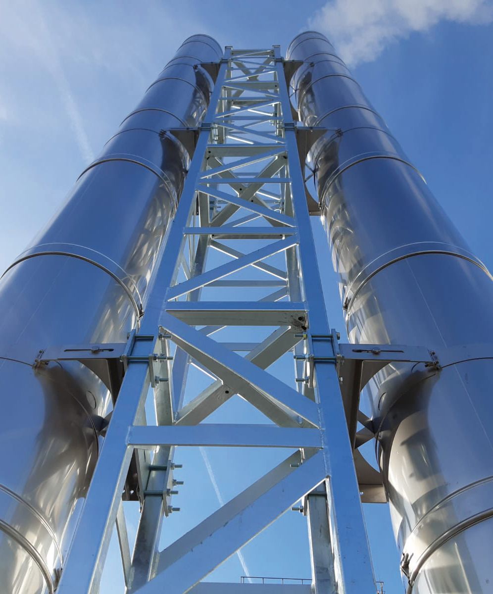 Bernhard Poll Schornsteintechnik GmbH rácsos kémény