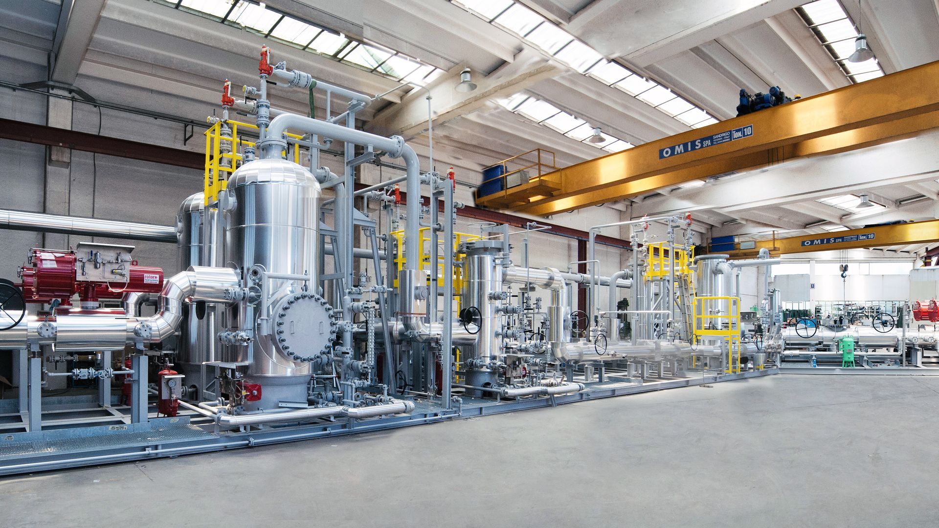 Komplett montierte PRMS-Gasbehandlungsanlage für das FAO-Projekt in Basra, Irak – entwickelt, getestet und geliefert von Forain S.r.l.