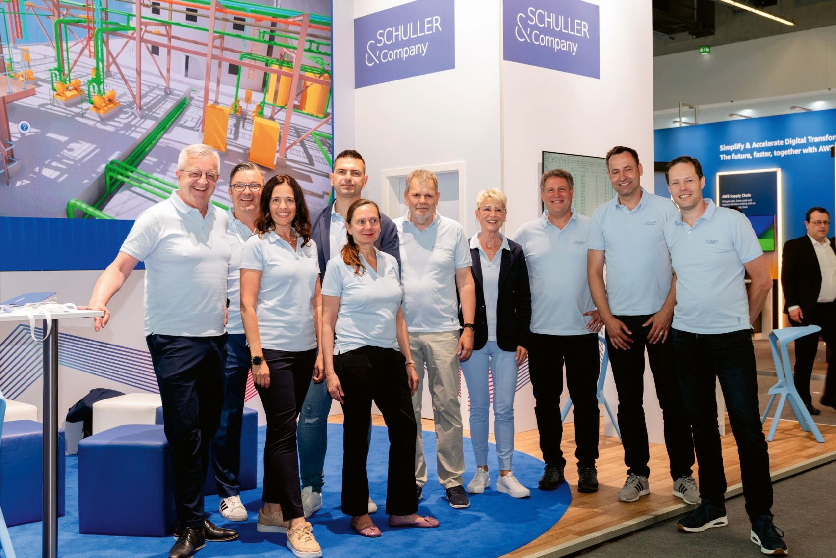 Zespół stoiska targowego SCHULLER & Company GmbH