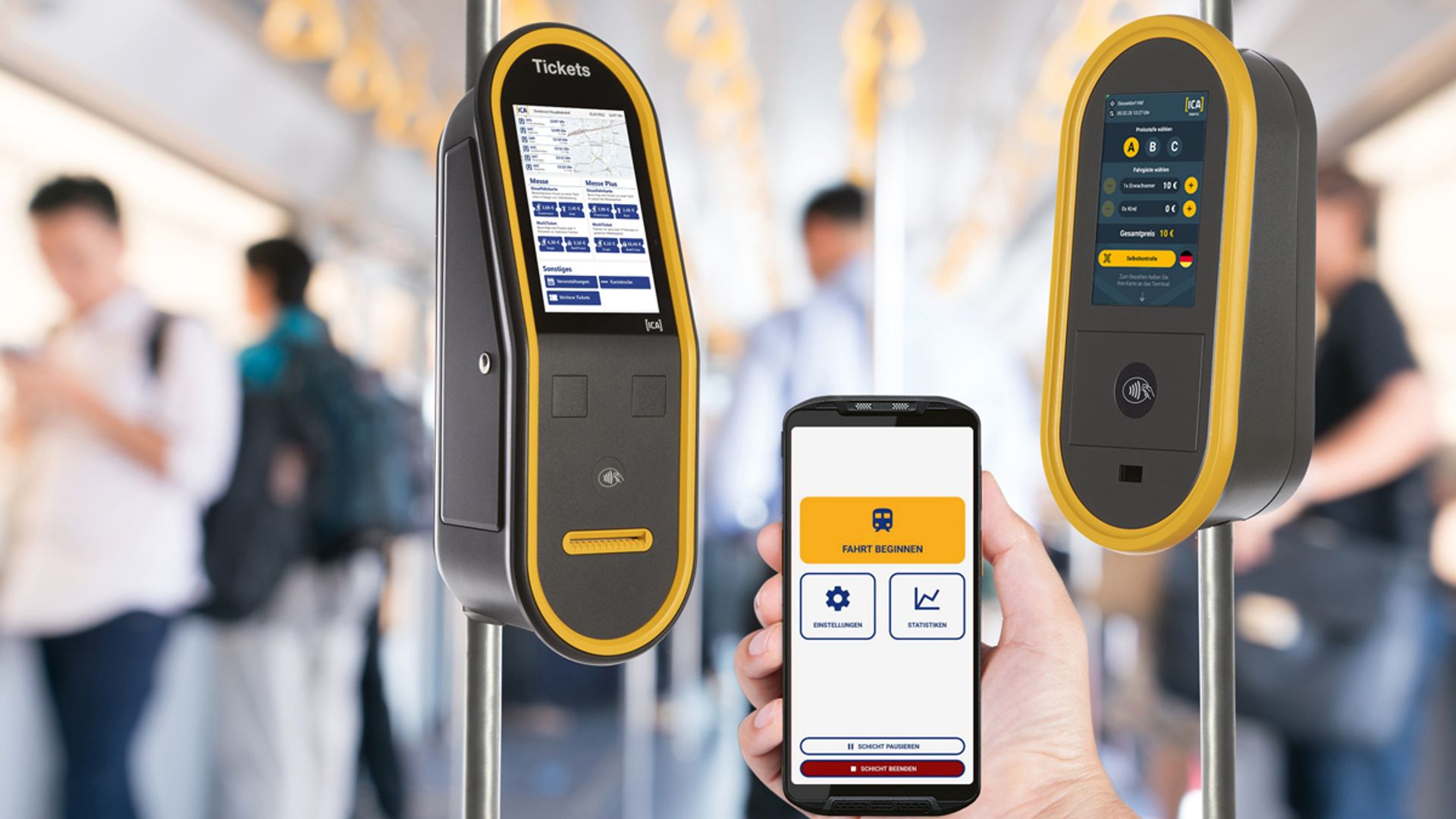 Mobiel, naadloos betalen in vervoersmiddelen met Ticketing Inside