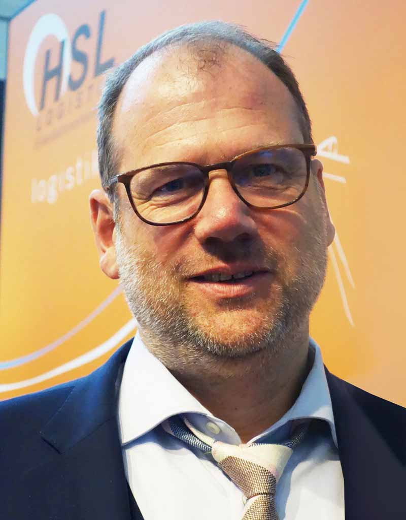 Sven Schallach, a HSL Netherlands vezérigazgatója és az HSL Europe értékesítési igazgatója