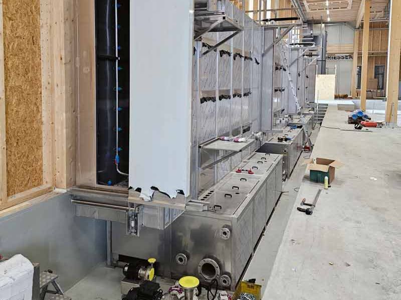 Leutenegger + Frei - Instalacja wstępna w trakcie budowy u klienta