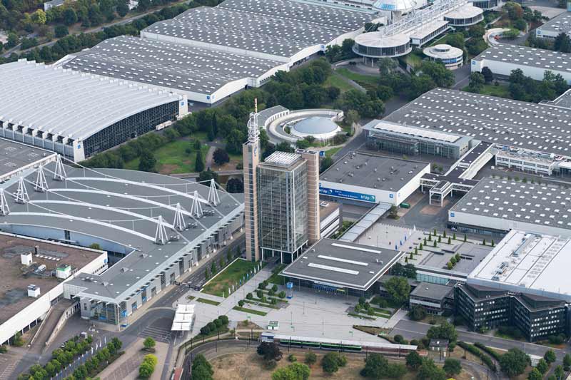 Area esterna della fiera tedesca