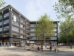 Nouveaux bâtiments sur le Campus Biel, construits par Marti Gesamtleistungen