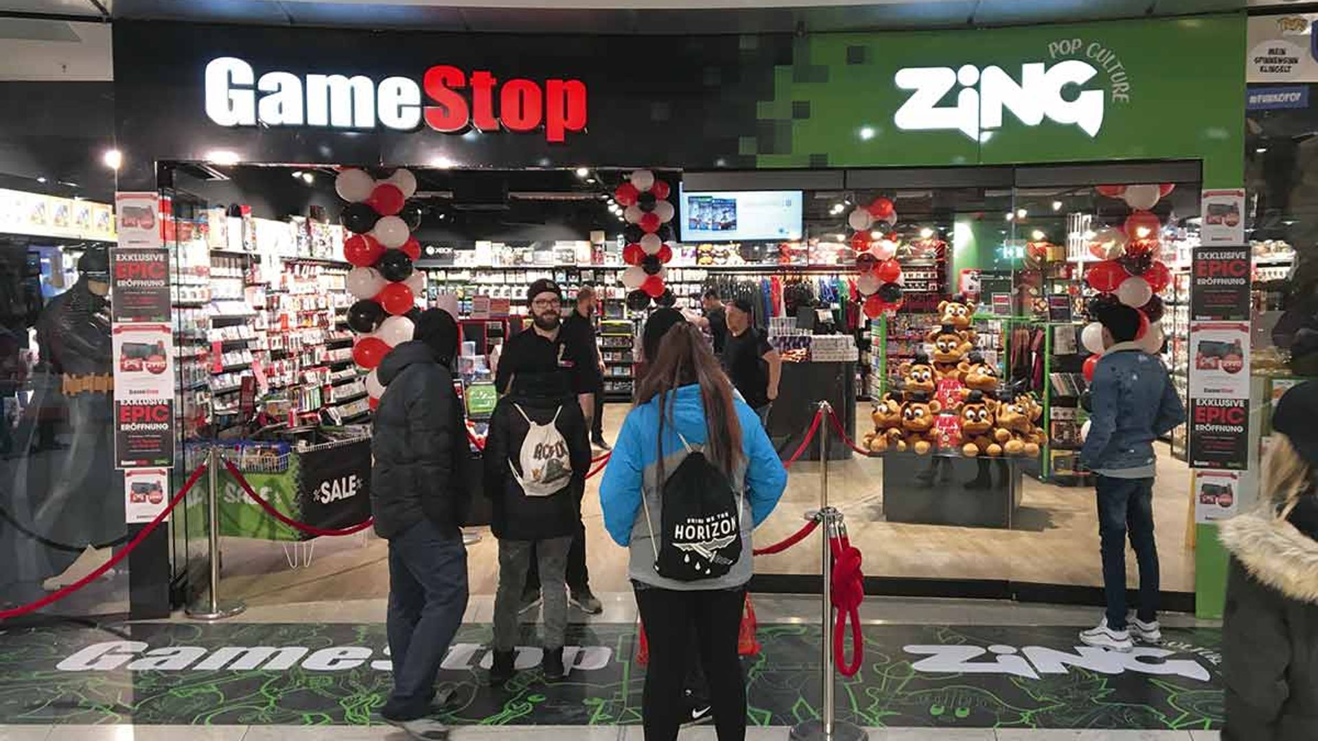 Wejście do GameStop Deutschland