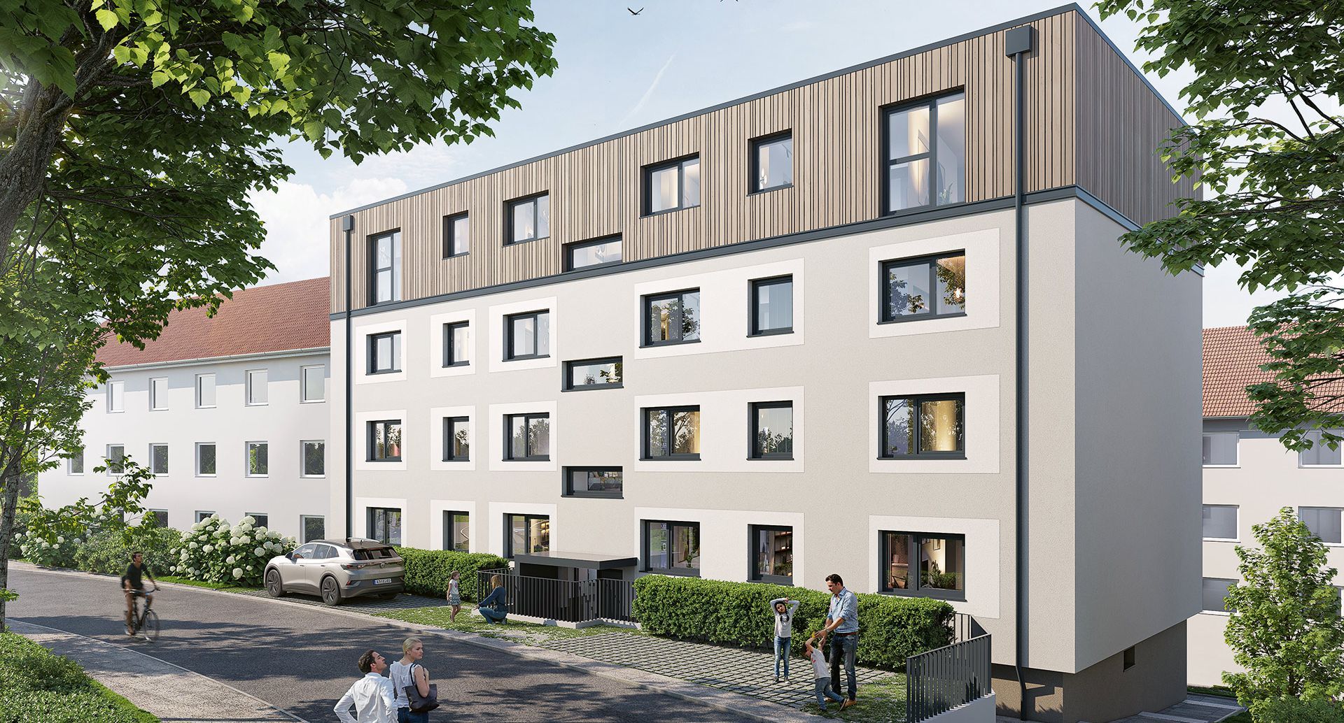 Wohnungsbau Aalen GmbH új lakóterek meglévő épületekben