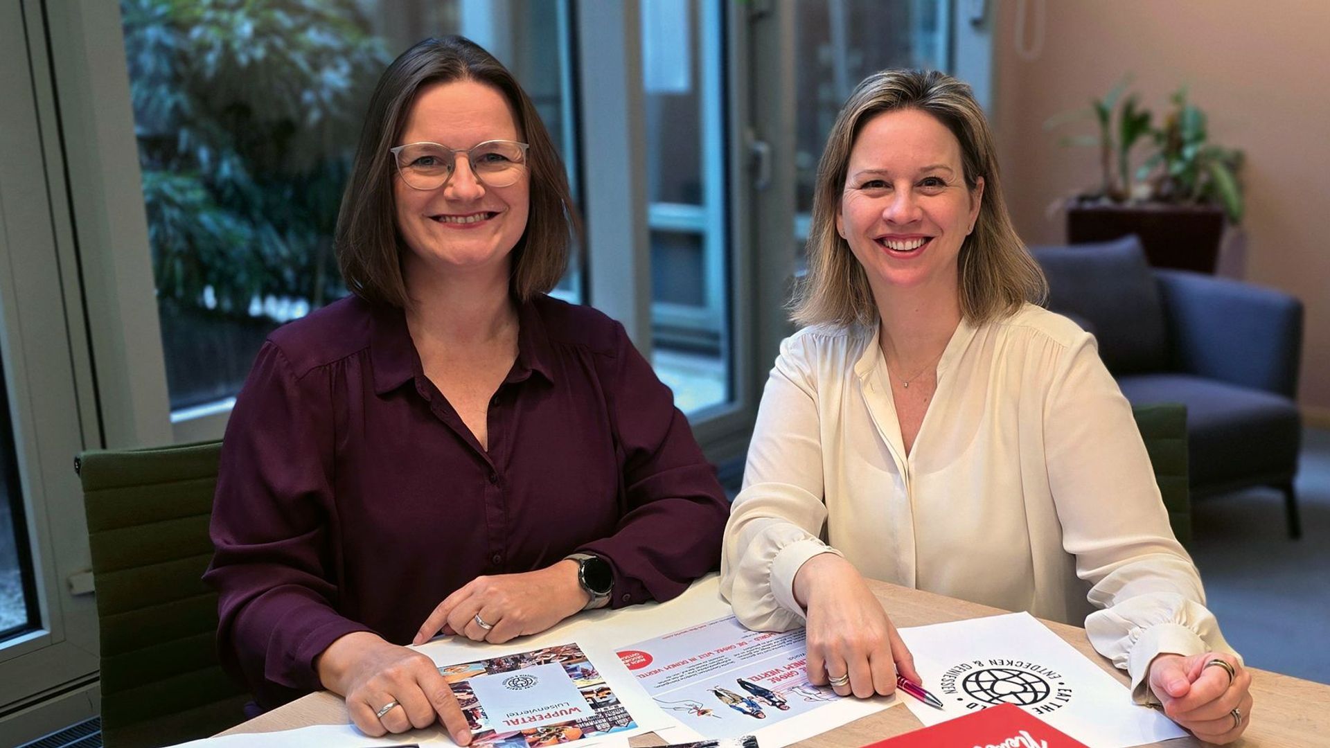 Astrid Hamer, directeur, en Tanja Zismer, hoofd marketing van Eat the World GmbH