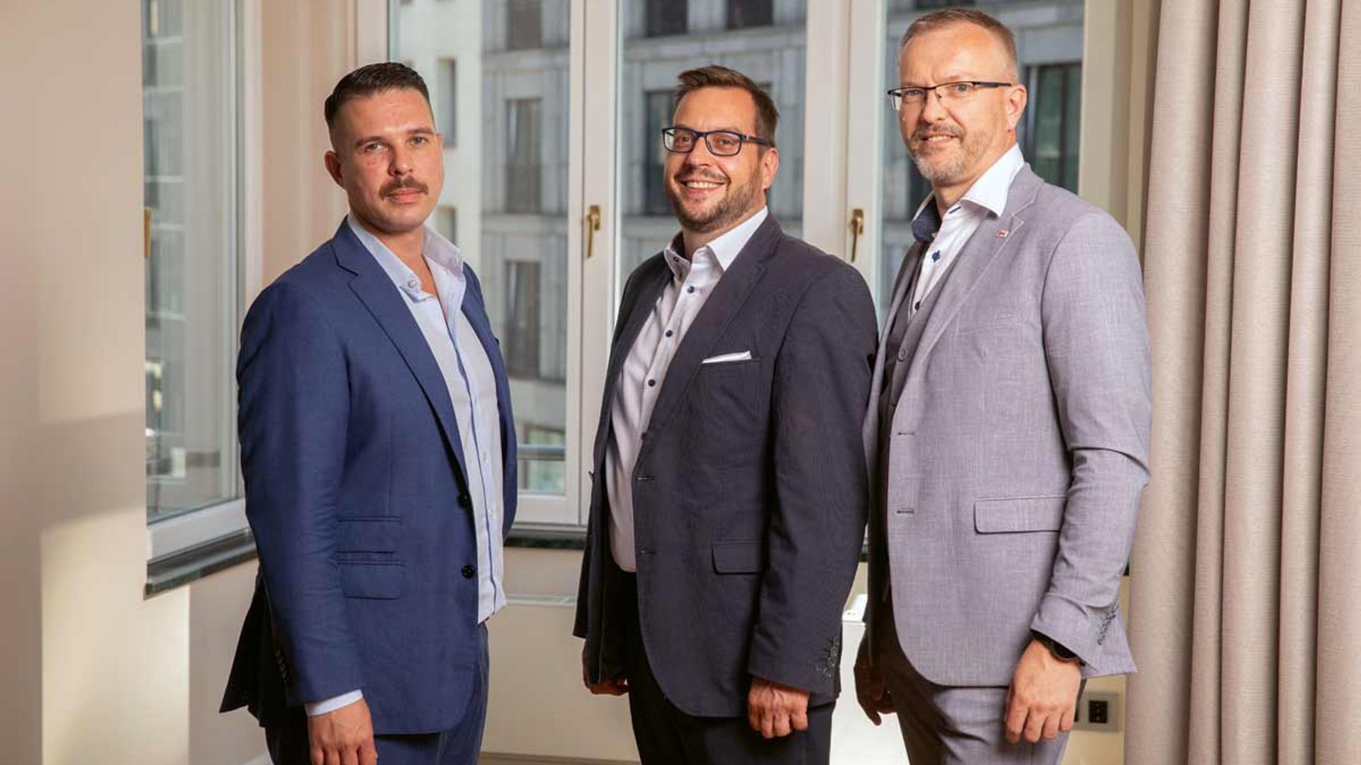 A tm – to market Consulting vezetősége, balról jobbra: Matthias Gärtner, Jens Bretschneider és Olaf Müller-Stegemann