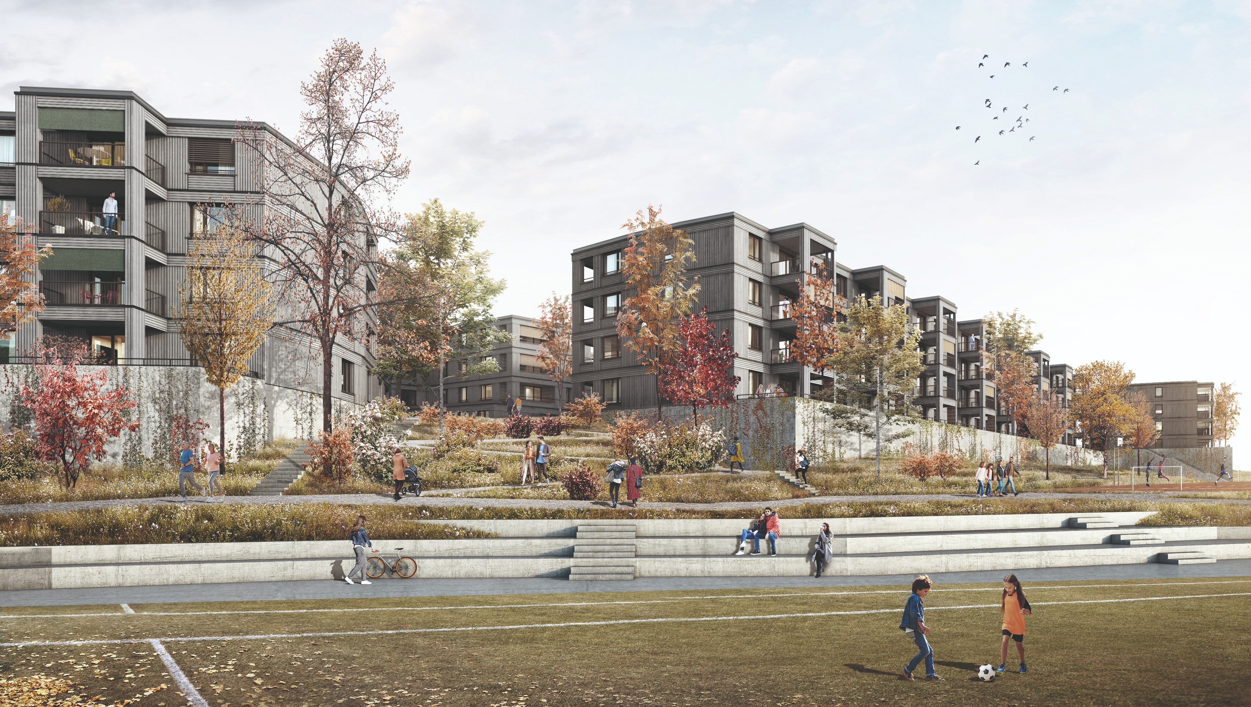 La Suisse connaît une pénurie significative de logements résidentiels : le groupe Marti souhaite contribuer à augmenter l'offre