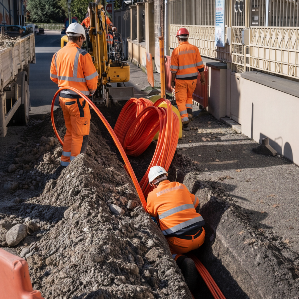 SIAT Installazioni S.p.A. Glasfaserbau