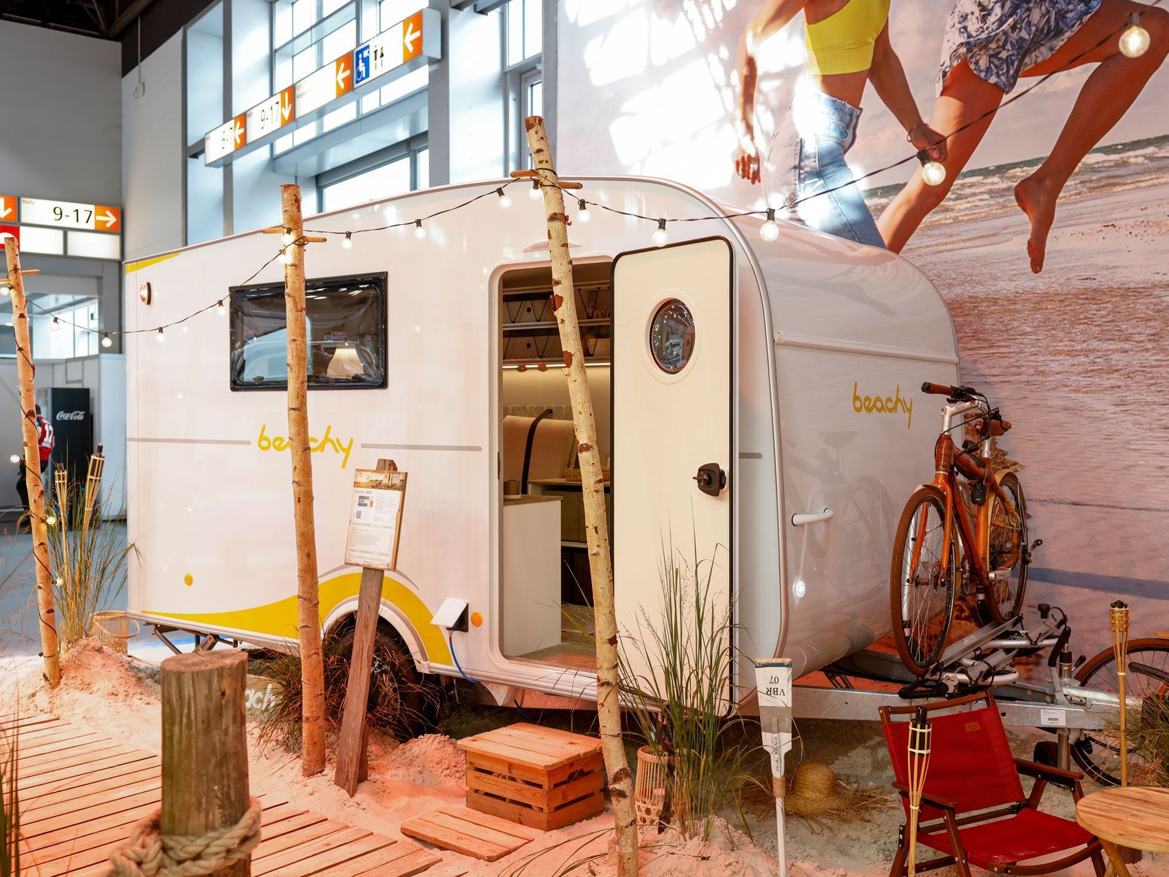 Caravanes et véhicules de camping à la foire de Düsseldorf