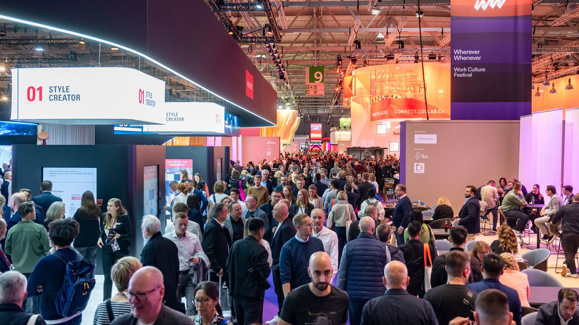 Work environments at ORGATEC in Cologne