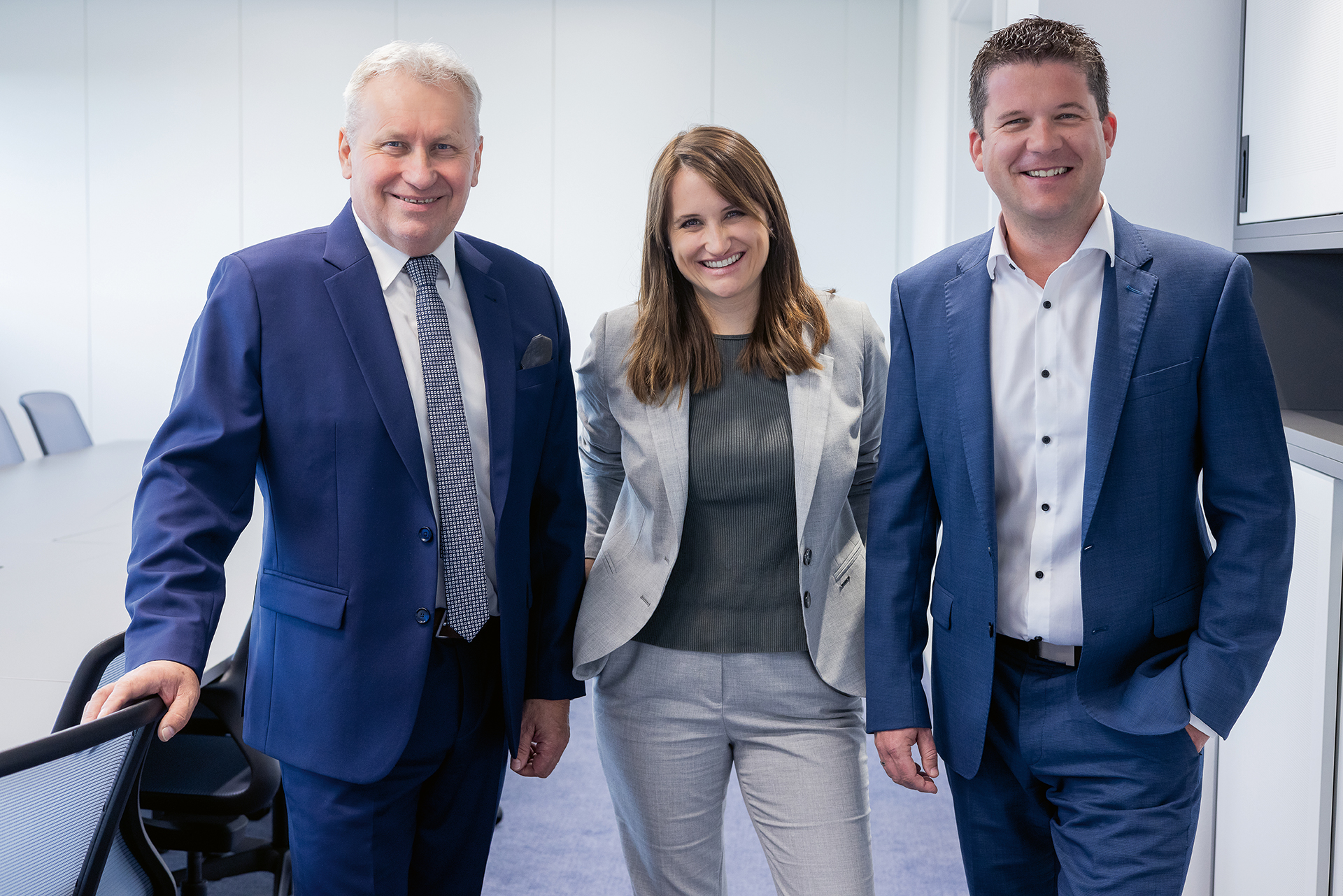 EPS Electric Power Systems GmbH fondateur Josef Frühwirth, directrice générale Stefanie Gutleder et directeur général Peter Reisinger