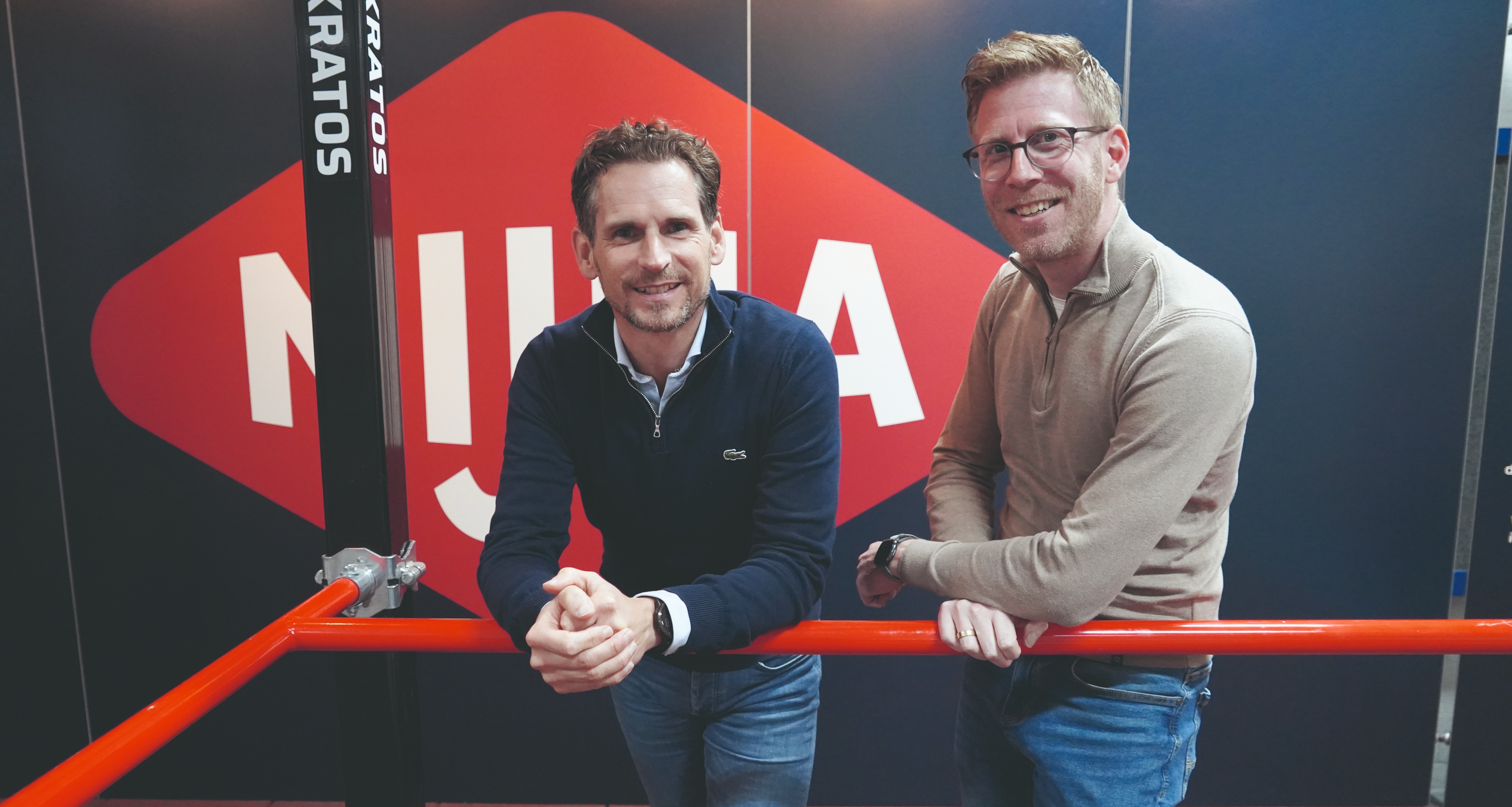 Finance Director Henk van de Steeg (left) and Managing Director Frank Kroeze