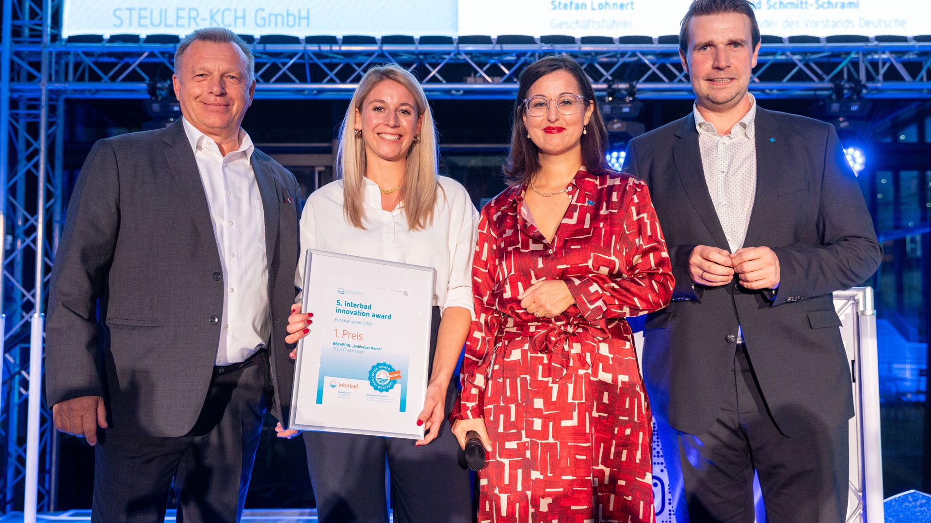 Awarding of the interbad innovation award 2024