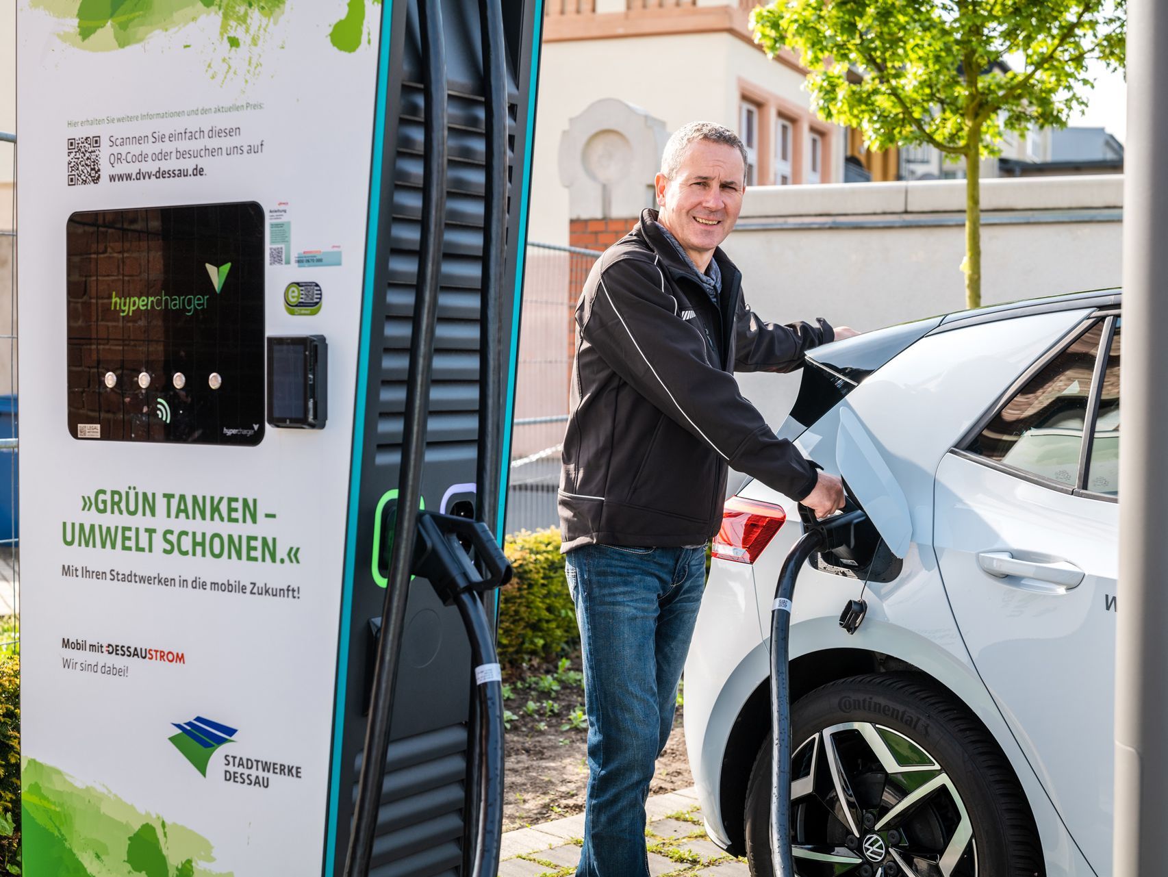 Dessau Városi Művek Töltőoszlop