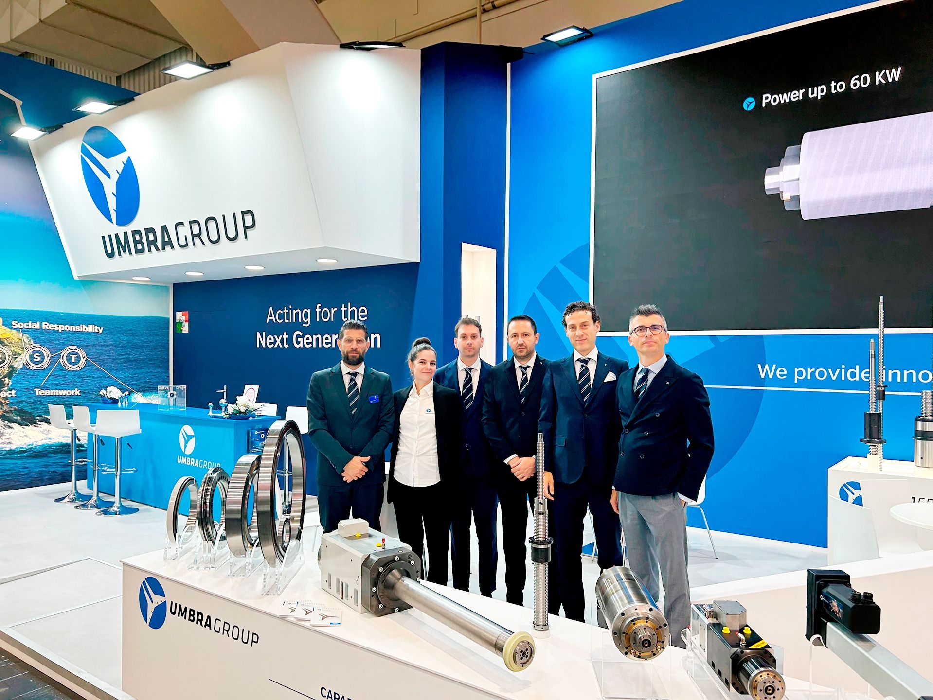 Industrial-Team von UmbraGroup auf der EMO 2023