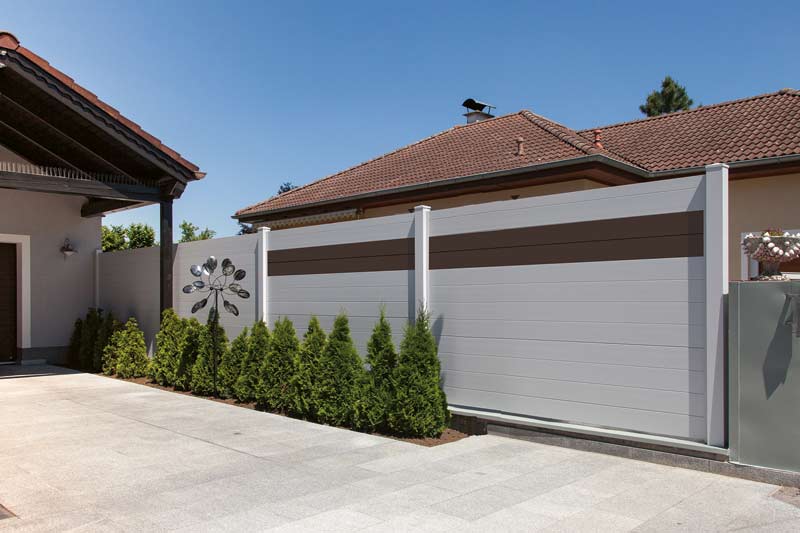 H. e J. Steiner recinzione in alluminio opaca 'Glasgow'