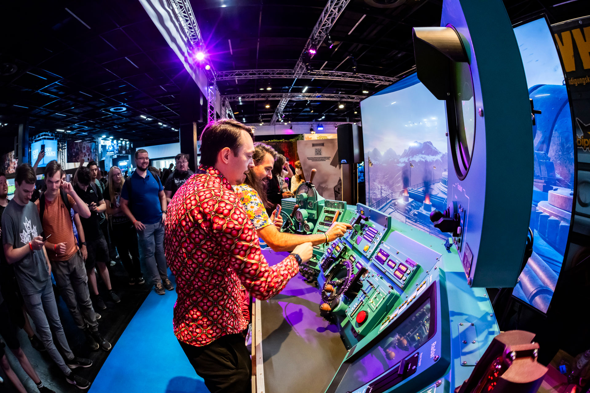Gaming interactivo en la gamescom en Colonia
