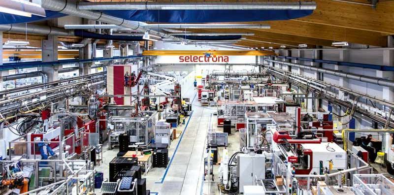 Selectrona - Gyártócsarnok