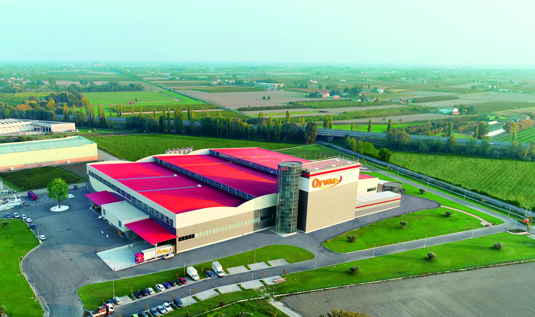 Manufactura de última generación: uno de los tres sitios de producción de Orva en Emilia-Romaña