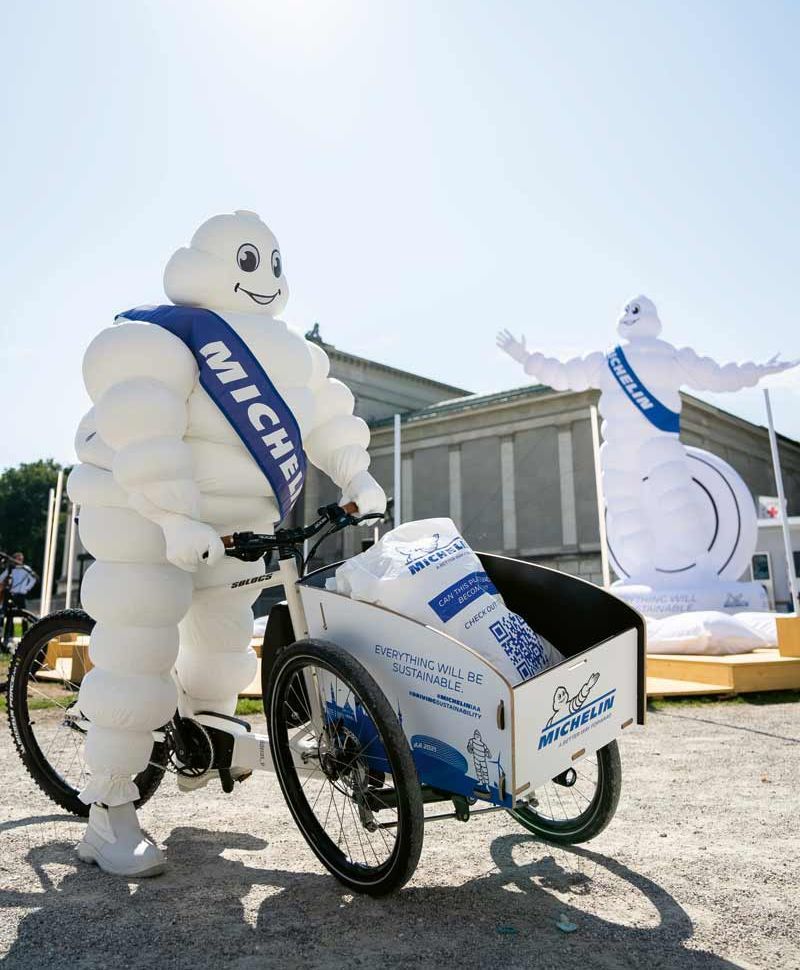 Michelin Reifenwerke - Michelin-mannetje op de IAA 2021